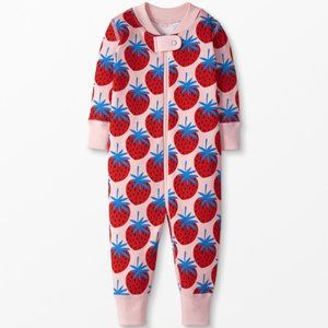 Hanna Andersson Super Strawberries Baby Zip Sleeper 2T NWOT